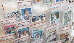 1964-2024 Topps Baseball 60 Year PSA Graded Hall of Fame Rookie Card Collection