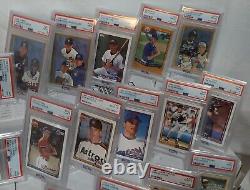 1964-2024 Topps Baseball 60 Year PSA Graded Hall of Fame Rookie Card Collection