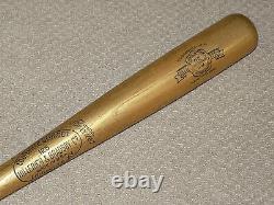 1964 National Baseball Hall of Fame Gold 25th Anniversary Bat Cooperstown