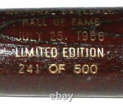 1966 Baseball Hall of Fame Induction Class Commemorative Bat