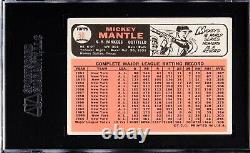 1966 Topps #50 Mickey Mantle Vintage Yankees Hall Of Fame Baseball Card Sgc 4.5