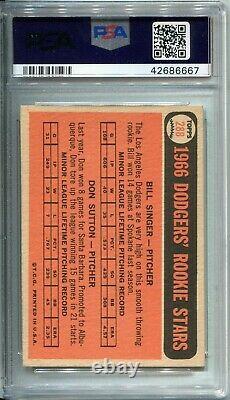 1966 Topps Don Sutton PSA 7 #288 HOF RC Hall of Fame Rookie