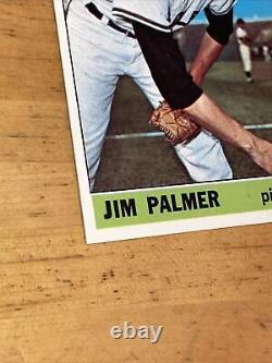 1966 Topps Jim Palmer Hall of Fame Rookie (RC) PSA (MINSIZERQ) NM+, Centered