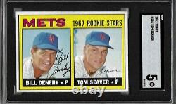 1967 Topps Tom Seaver #581 Rookie Card, Hi Number Sgc 5 Ex Hall Of Fame