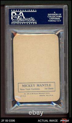 1969 Topps Super #24 Mickey Mantle Yankees HALL-OF-FAME PSA 8 NM/MT 2F 00 0396