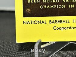 1972 Josh Gibson National Hall Of Fame Plaque 1st Edition Postcard PSA POP 4! EX