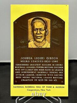 1972 Josh Gibson National Hall Of Fame Plaque 1st Edition Postcard PSA POP 4! NM