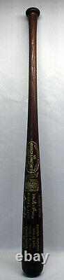 1973 Baseball Hall of Fame Induction bat #342/500Roberto Clemente with W. Spahn