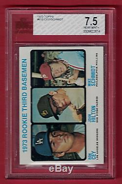 1973 Topps Mike Schmidt Hall of Fame Rookie BVG 7.5 NM+ (Centered 50/50)