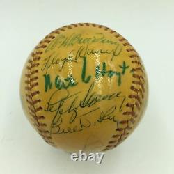 1974 Mickey Mantle Hall Of Fame Induction Day Multi Signed Baseball PSA DNA COA
