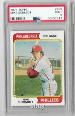1974 Topps #283 Mike Schmidt PSA 9 MINT Phillies Hall of Fame