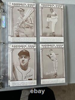 1977 Hall of Fame Exhibits complete set of 32 cards Ruth Mantle Mays DiMaggio