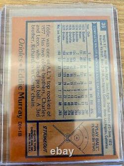 1978 Topps Eddie Murray Rookie Card #36 3000 Hits & 500 HR Hall of Fame