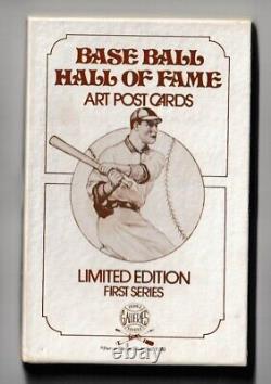 1980 Baseball Hall of Fame Art Postcards Complete First Series 30 Postcards