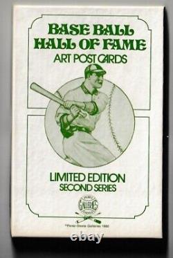 1980 Baseball Hall of Fame Art Postcards Complete Third Series 30 Postcards