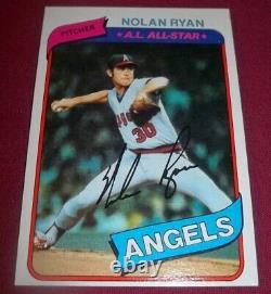 1980 Topps #580 Nolan Ryan NM-MT OR BETTER Gradeable Original Hall Of Fame LQQK