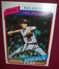 1980 Topps #580 Nolan Ryan NM-MT OR BETTER Gradeable Original Hall Of Fame LQQK