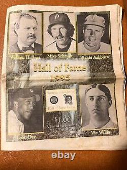 1981-89 Baseball HALL OF FAME Gold Metal Plaque Card Set 1-204 withBinder & MORE