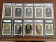 1981-89 Baseball Hall of Fame Metallic Card Graded Autographed Lot (10)