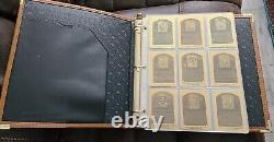 1981-89 Hall Of Fame Plaque Metallic Baseball Card Complete Set 204 Cards Binder