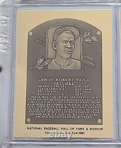 1981-89 Hall Of Fame Plaque Metallic Baseball Card Complete Set 204 Cards Binder