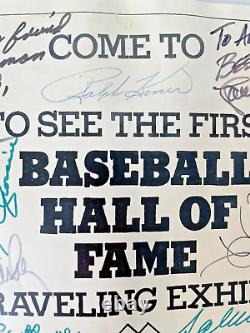 1981 Autographed x17 Mostly Hall Of Fame Baseball Ernie Banks Nolan Ryan MLB