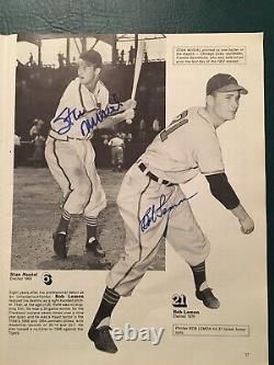 1981 Baseball Hall Of Fame Yearbook With 33 Autographs Mantle, Mays, Williams