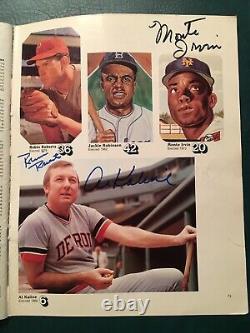 1981 Baseball Hall Of Fame Yearbook With 33 Autographs Mantle, Mays, Williams