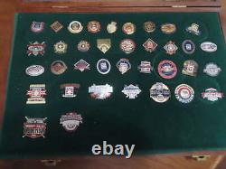 1982 2017 baseball Hall of fame Induction Press pin collection 36 pins display