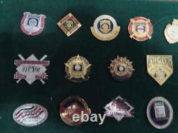 1982 2017 baseball Hall of fame Induction Press pin collection 36 pins display