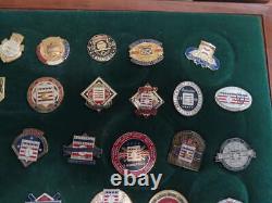 1982 2017 baseball Hall of fame Induction Press pin collection 36 pins display