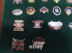 1982 2017 baseball Hall of fame Induction Press pin collection 36 pins display