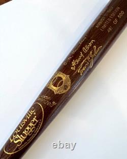 1982 Hall of Fame Induction Hank Aaron Brown Limited Edition Baseball Bat