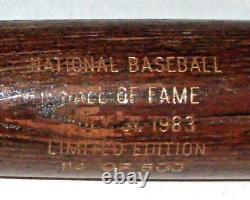 1983 Baseball Hall of Fame Induction Class Commemorative Bat A142