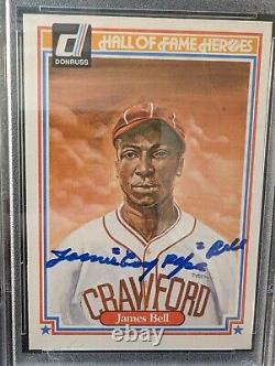 1983 Donruss Hall Of Fame Heroes 25 James Cool Papa BELL AUTO PSA 8 NONE Higher