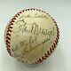 1985 Baseball Hall Of Fame Veterans Committee Signed Baseball With Stan Musial