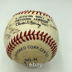 1985 Baseball Hall Of Fame Veterans Committee Signed Baseball With Stan Musial