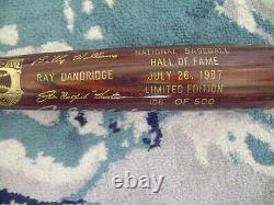 1987 Baseball Hall Of Fame Induction Bat 106/500 Catfish Hunter Autograph