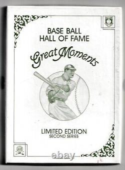 1987 Perez-Steele Baseball Hall of Fame Great Moments Limited Edition 2nd Series