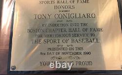 1990 Tony Conigliaro Award The National Italian American Sports Hall of Fame 1/1