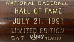 1991 Baseball Hall Of Fame Induction Bat #547/1,000 Carew, Jenkins, Perry, Veeck