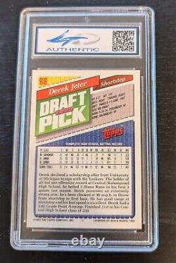 1993 Topps DEREK JETER 2021 HALL OF FAME POSTMARK BASEBALL Gehrig STAMP 1/2