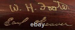 1996 Baseball Hall Of Fame Induction Bat #265/1,000 Bunning, Weaver, Hanlon