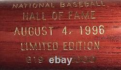 1996 Baseball Hall Of Fame Induction Bat #619/1,000 Bunning, Weaver, Hanlon