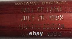 1998 Baseball Hall Of Fame Induction Bat #346/1,000 Doby, Sutton, MacPhail
