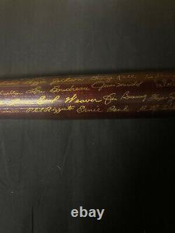 1999 Baseball Hall Of Fame Induction LS Bat Engraved LE SPECIAL RYAN BRETT YOUNT