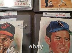 20 perez steele baseball hof autographs hall of fame 16 psa 4 non read