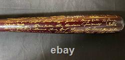 2000 Baseball Hall Of Fame Induction LS Bat Engraved LE SPECIAL FISK PEREZ HOF