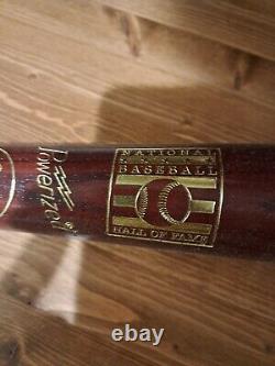 2000 Baseball Hall of Fame Brown Bat Carlton Fisk Tony Perez Sparky Anderson
