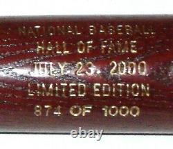 2000 Baseball Hall of Fame Induction Class Commemorative Bat